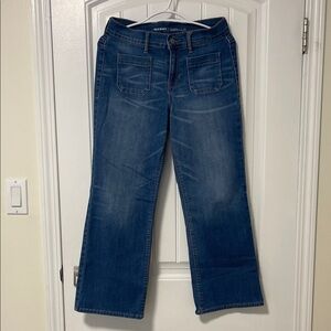 Old Navy Women's Boot Cut Jeans in Deep Blue